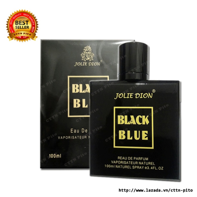 Nước hoa nam Jolie Dion Black Blue Eau de parfum 100ml nhập khẩu