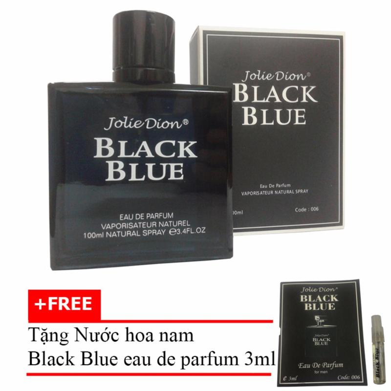 Nước hoa nam Jolie Dion Black Blue Eau de parfum 100ml + Tặng Nước hoa nam Black Blue eau de parfum 3ml
