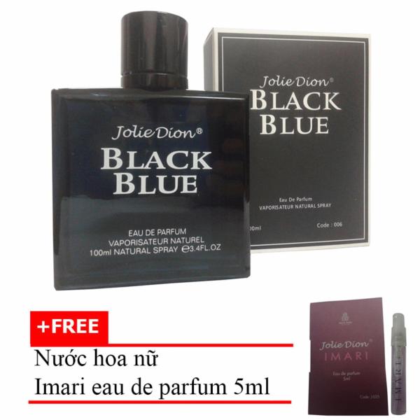 Nước hoa nam Jolie Dion Black Blue Eau de parfum 100ml + Tặng Nước hoa nữ Imari eau de parfum 5ml