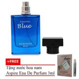 Nước Hoa Nam Tính Blue Eau De Toilette 50ml + Tặng Nước Hoa Nam Aspire Eau De Toilette 3ml