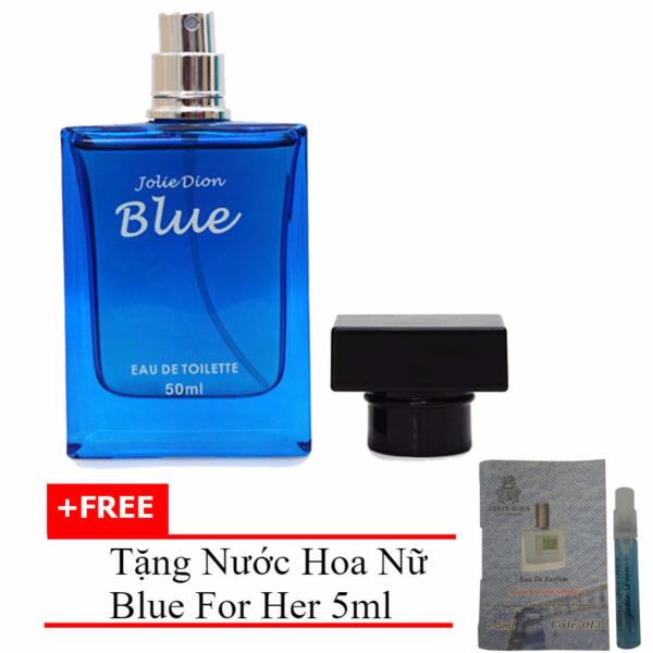 Nước hoa nam tính BLUE eau de toilette 50ml + Tặng Nước hoa nữ Blue For Her eau de parfum 5ml