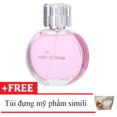 Nước hoa nữ Avon Wish of Love 50ml tặng kèm túi đựng mỹ phẩm da simili