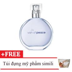 Nước hoa nữ Avon Wish of Peace 50ml tặng kèm túi đựng mỹ phẩm da simili