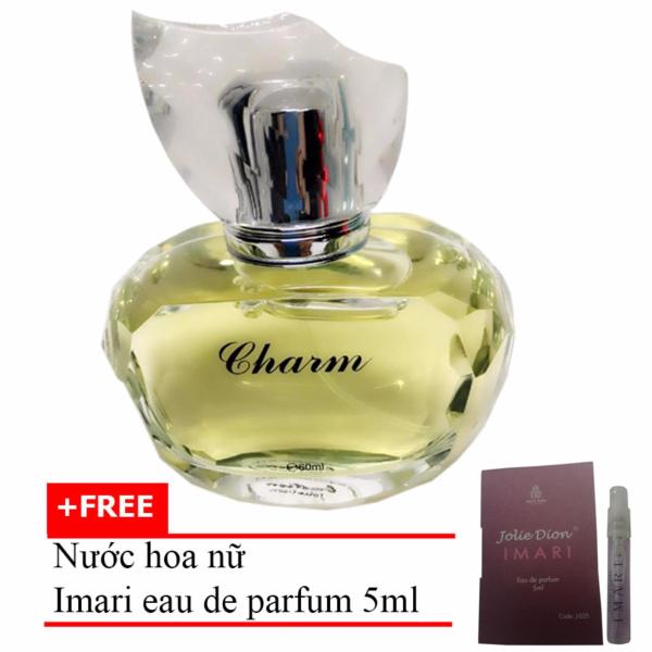 Nước hoa nữ dịu ngọt Charm Eau de Parfum 60ml  + Tặng Nước hoa nữ Imari eau de parfum 5ml
