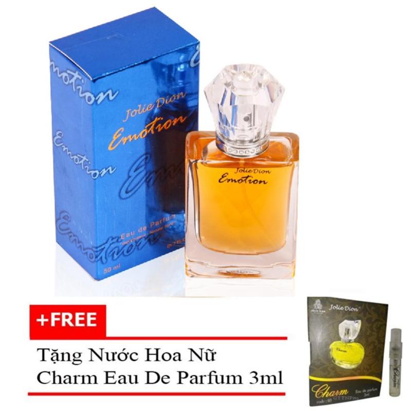 Nước hoa nữ Emotion Eau de Parfum 50ml + Tặng nước hoa nữ Charm eau de parfum 3ml