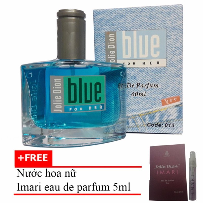 Nước hoa nữ Jolie Dion Blue For her eau de parfum 60ml + Tặng Nước hoa nữ Imari eau de parfum 5ml