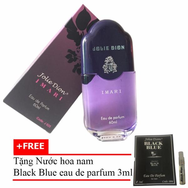 Nước hoa nữ Jolie Dion Imari Eau de Parfum 60ml + Tặng Nước hoa nam Black Blue eau de parfum 3ml