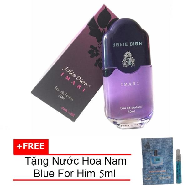 Nước hoa nữ Jolie Dion Imari Eau de Parfum 60ml + Tặng Nước hoa nam Blue For Him eau de parfum 5ml