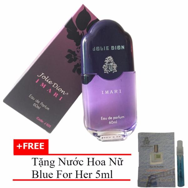 Nước hoa nữ Jolie Dion Imari Eau de Parfum 60ml + Tặng Nước hoa nữ Blue For Her eau de parfum 5ml