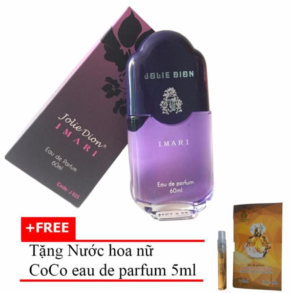 Nước hoa nữ Jolie Dion Imari Eau de Parfum 60ml + Tặng Nước hoa nữ CoCo eau de parfum 5ml