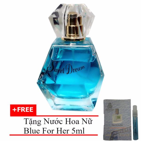 Nước hoa nữ Jolie Dion Sweet dream Eau de Parfum 60ml + Tặng Nước hoa nữ Blue For Her eau de parfum 5ml