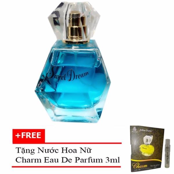 Nước hoa nữ Jolie Dion Sweet dream Eau de Parfum 60ml + Tặng nước hoa nữ Charm eau de parfum 3ml