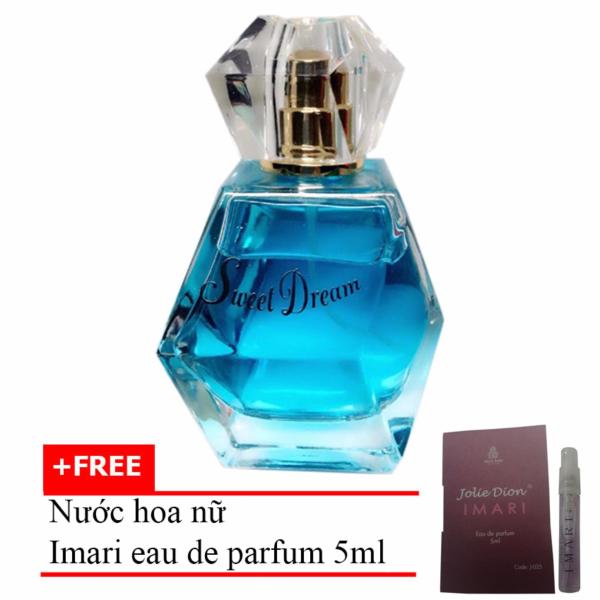 Nước hoa nữ Jolie Dion Sweet dream Eau de Parfum 60ml + Tặng Nước hoa nữ Imari eau de parfum 5ml