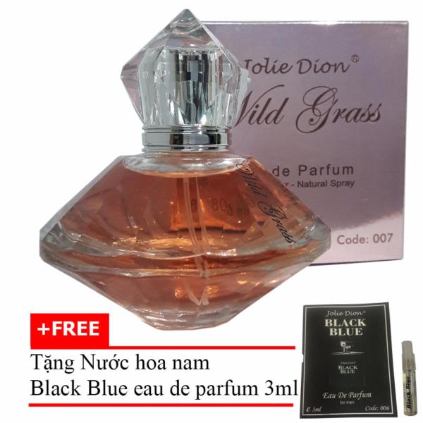 Nước hoa nữ Wild grass eau de parfum 80ml + Tặng Nước hoa nam Black Blue eau de parfum 3ml