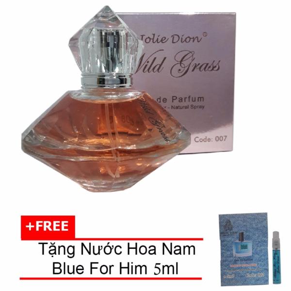 Nước hoa nữ Wild grass eau de parfum 80ml + Tặng Nước hoa nam Blue For Him eau de parfum 5ml