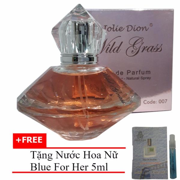 Nước hoa nữ Wild grass eau de parfum 80ml + Tặng Nước hoa nữ Blue For Her eau de parfum 5ml