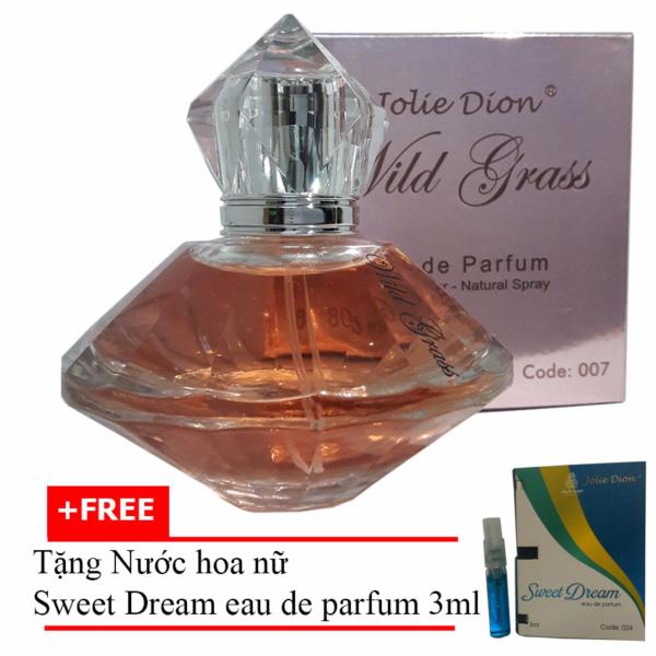 Nước hoa nữ Wild grass eau de parfum 80ml + Tặng Nước hoa nữ Sweet Dream eau de parfum 3ml