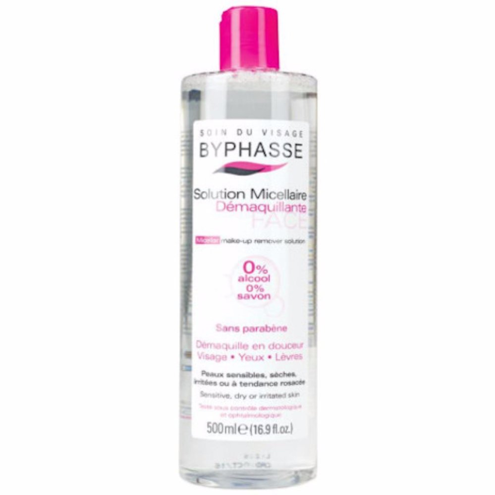Nước tẩy trang Byphasse Micellar Make-up Remover Solution 500ml