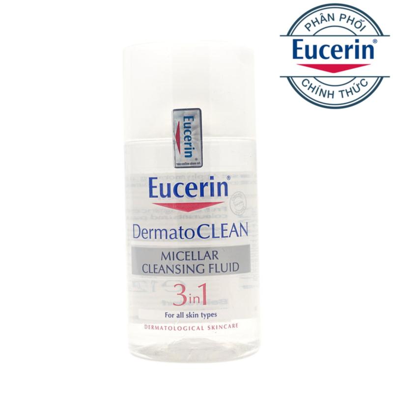 Nước tẩy trang Eucerin DermatoClean Micellar Cleansing Fluid 3in1 - 125ml