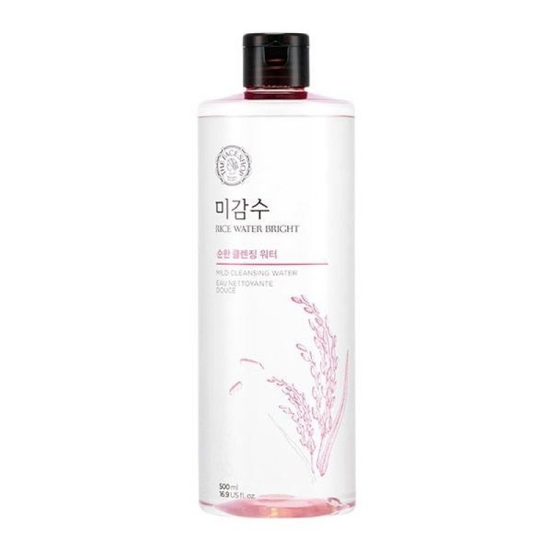 THEFACESHOP - Nước Tẩy Trang RICE WATER BRIGHT MILD CLEANSING WATER 500ML cao cấp