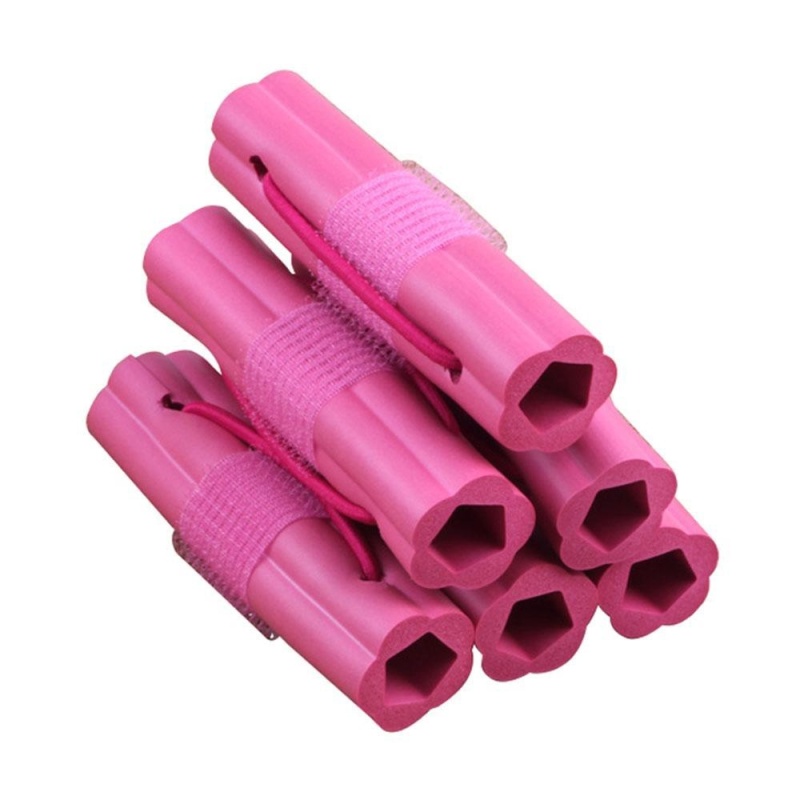 Oppoing 6 cái Magic Xốp Tóc Con Lăn Xốp Tạo Kiểu Tóc Mềm Mại Cụ Dụng Cụ Uốn Tóc Xoắn TỰ LÀM Dụng Cụ-quốc tế tốt nhất