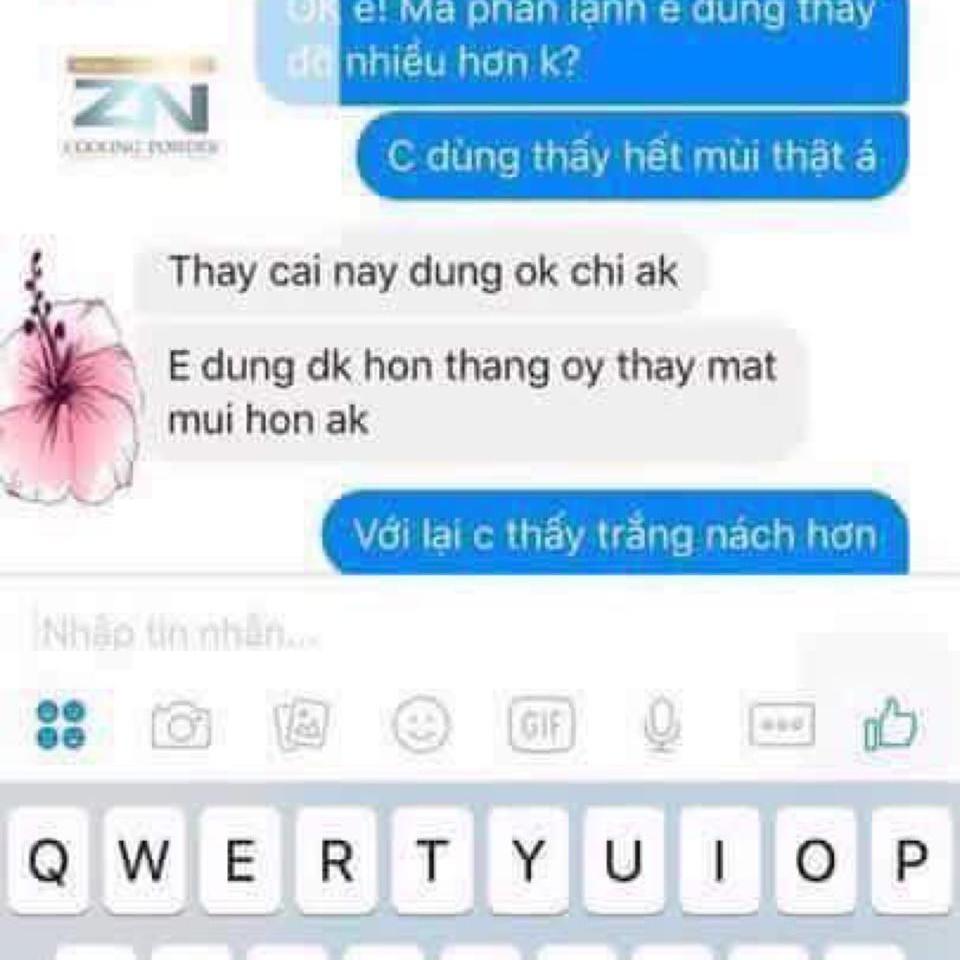 Phấn lạnh khữ mùi cơ thể ZN ngăn mùi cơ thể