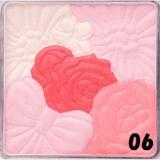 Phấn má Canmake Glow Fleur Cheeks 06 Milky Red Fleur 4g (Đỏ hồng sữa)  - Nhật Bản