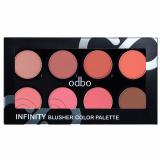 [HCM]Phấn Má Hồng 8 ô ODBO Infinity Blusher Color Palette #No 01