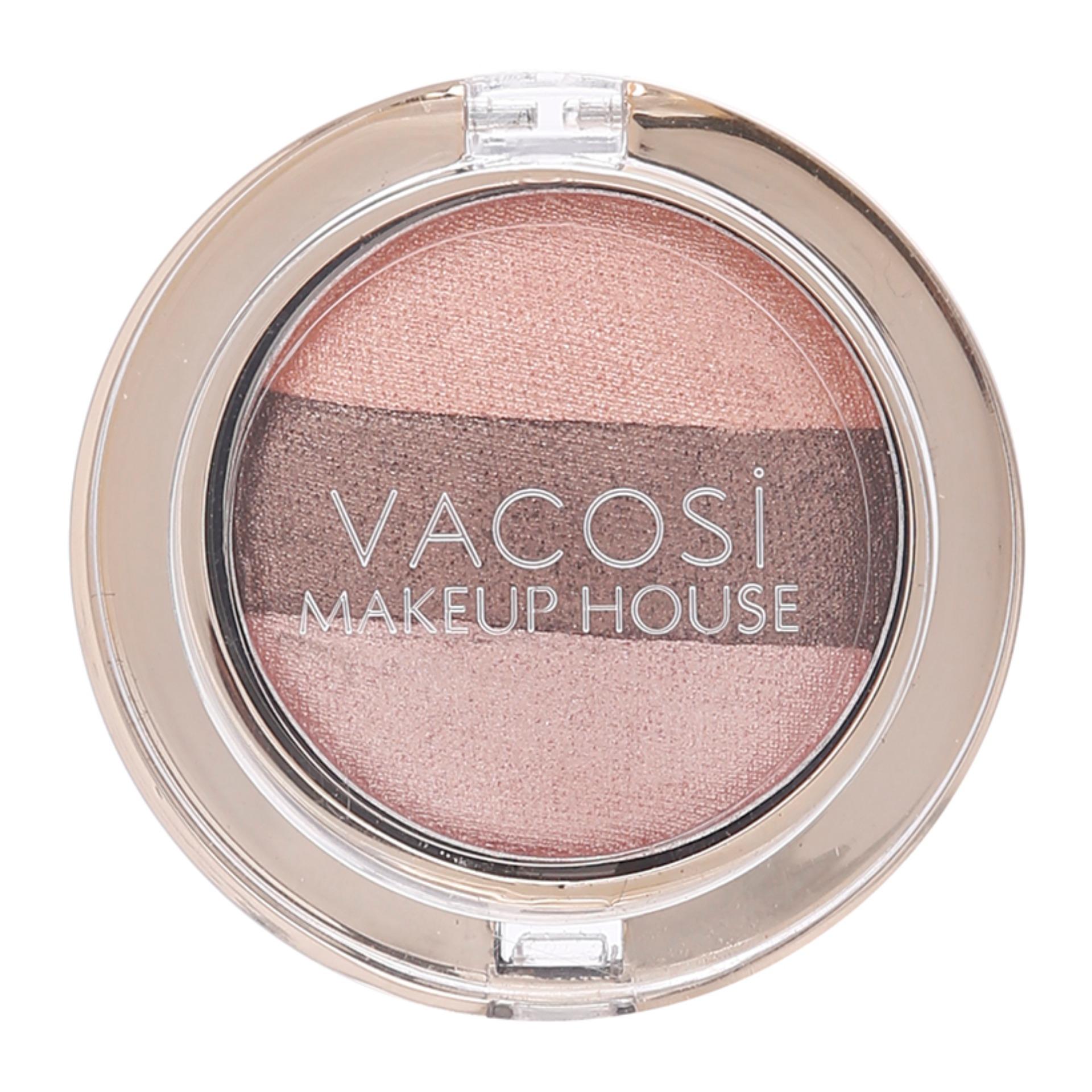 Phấn mắt phối 3 màu Vacosi Eyeshadow 5g No.01