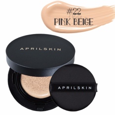 Phấn nước April Skin Magic Snow Cushion 2.0 SPF50+ PA+++ 15g màu 22 Pink Beige - Da sáng hồng