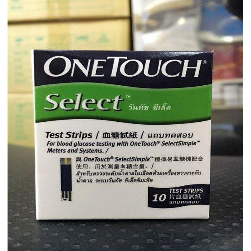 Que thử đường huyết One touch select hộp 10 que