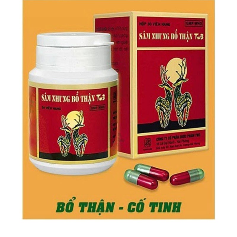 Sâm nhung bổ thận TW3 (30 viên/hộp) tốt nhất