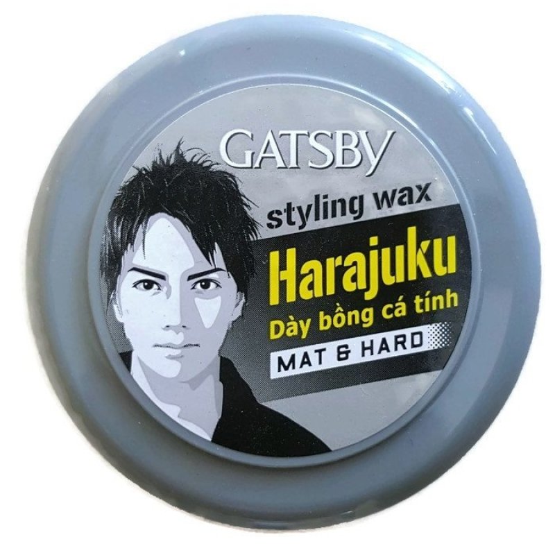 Sáp tạo kiểu tóc dày bồng cho nam giới Gatsby Harajuku Styling Wax Mat & Hard 75g (Indonesia) giá rẻ