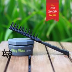 Sáp vuốt tóc công nghệ Pháp Clay Wax 100ml + Tặng lược tạo kiểu Chaoba cao cấp
