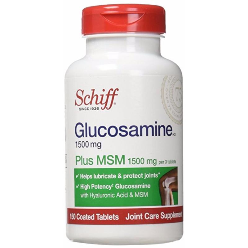 Schiff Glucosamine 1500mg plus MSM + Joint Fluid Hỗ Trợ Trị Viêm Khớp của Mỹ tốt nhất