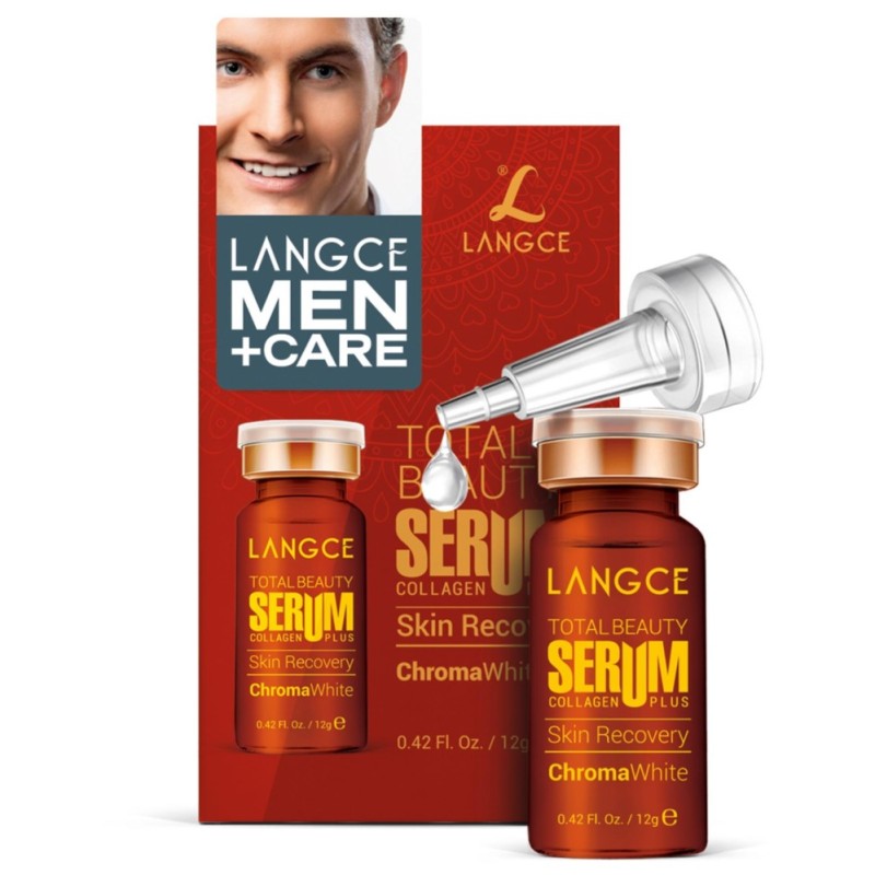 Serum Chữa Nám, Tàn Nhang, Đồi Mồi Collagen+ Đẹp Da 12ml LANGCE Total Beauty dành cho nam cao cấp