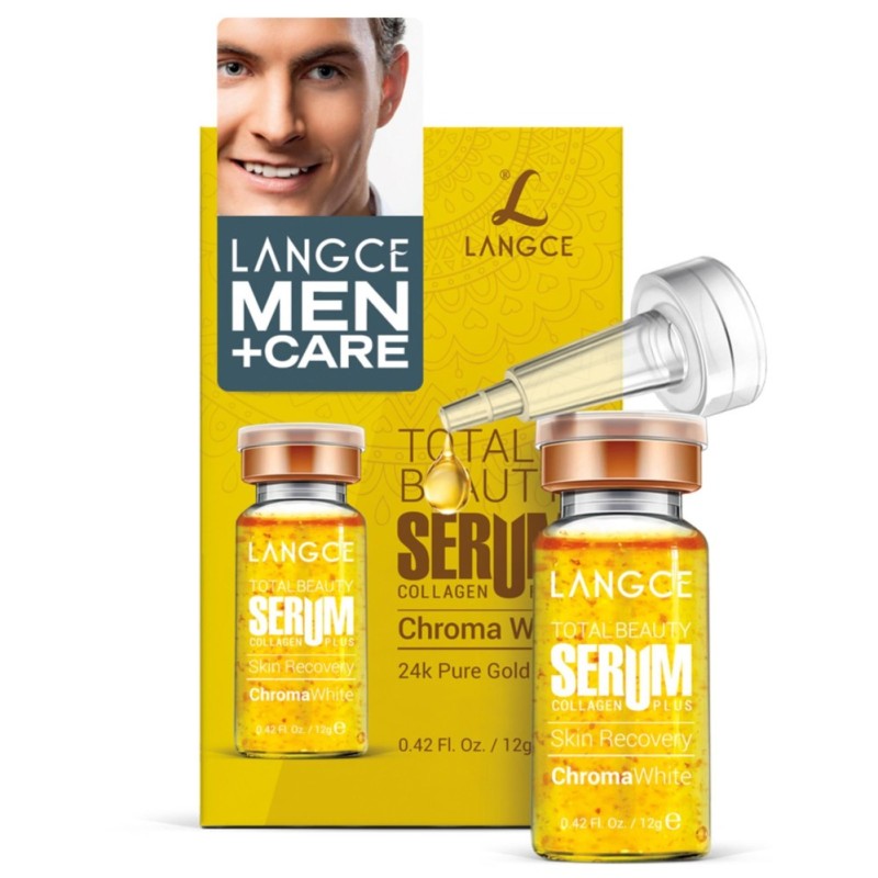 Serum Vàng 24K Trắng Da Chuyên Sâu Collagen+ Đẹp Da 12ml LANGCE Total Beauty dành cho nam