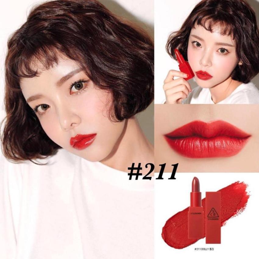 Son 3CE Red Recipe Màu 211 Dolly đỏ satin ( Phiên Bản Valentine Năm Nay)