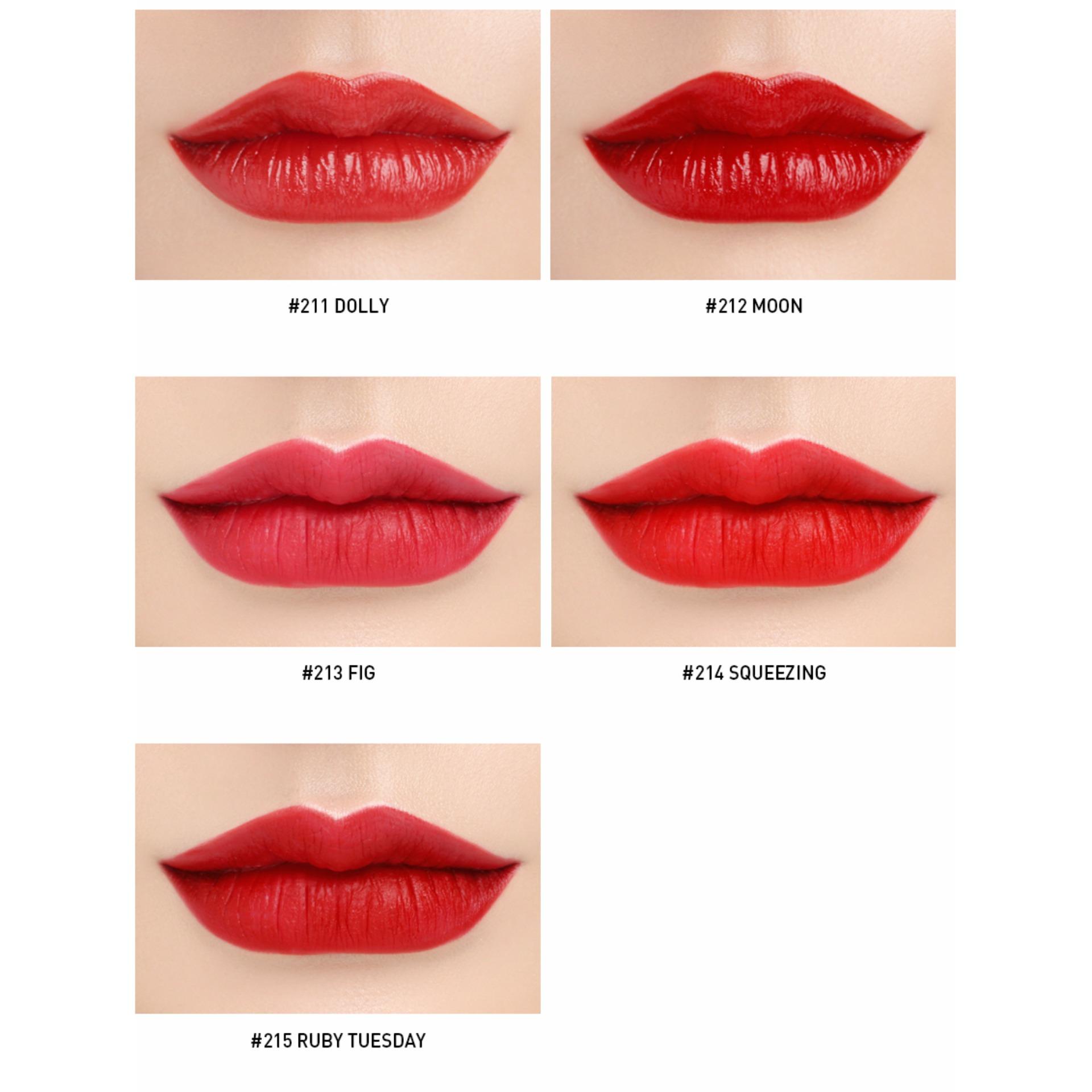 Son 3CE Red Recipe Màu 211 Dolly đỏ satin ( Phiên Bản Valentine Năm Nay)