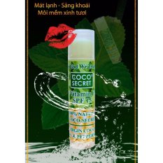Son dưỡng môi dầu dừa bạc hà giảm thâm, the mát