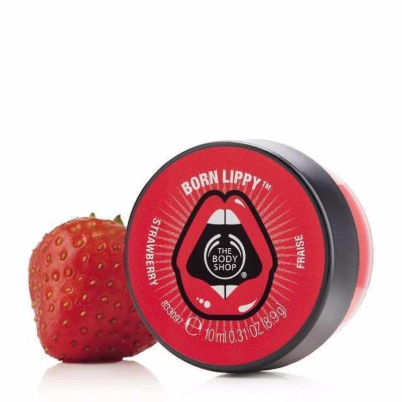 Son dưỡng môi THE BODY SHOP Born Lippy™ Strawberry Lip Balm 10ml cao cấp
