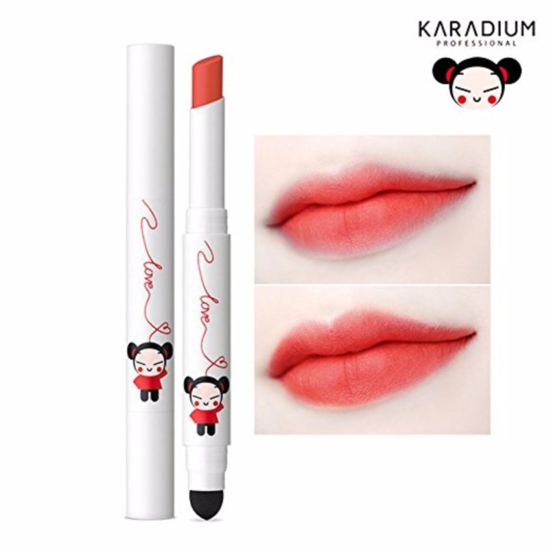 Son Lì 2 Đầu Karadium Pucca Love Edition Smudging Tint Stick #04 Sheret Orange