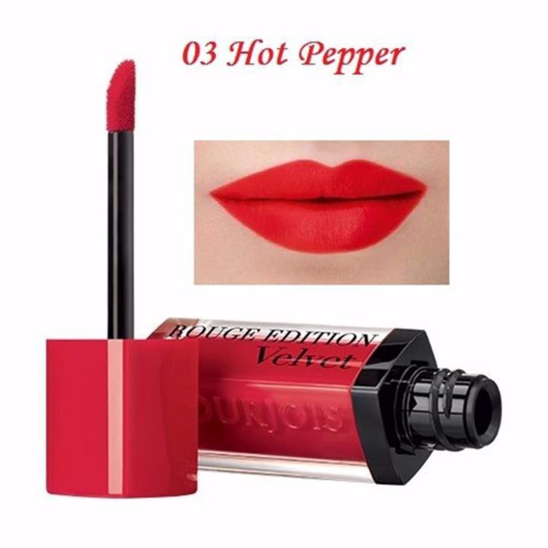 Son lì Bourjois Rouge Edition Velvet #03 Hot Pepper