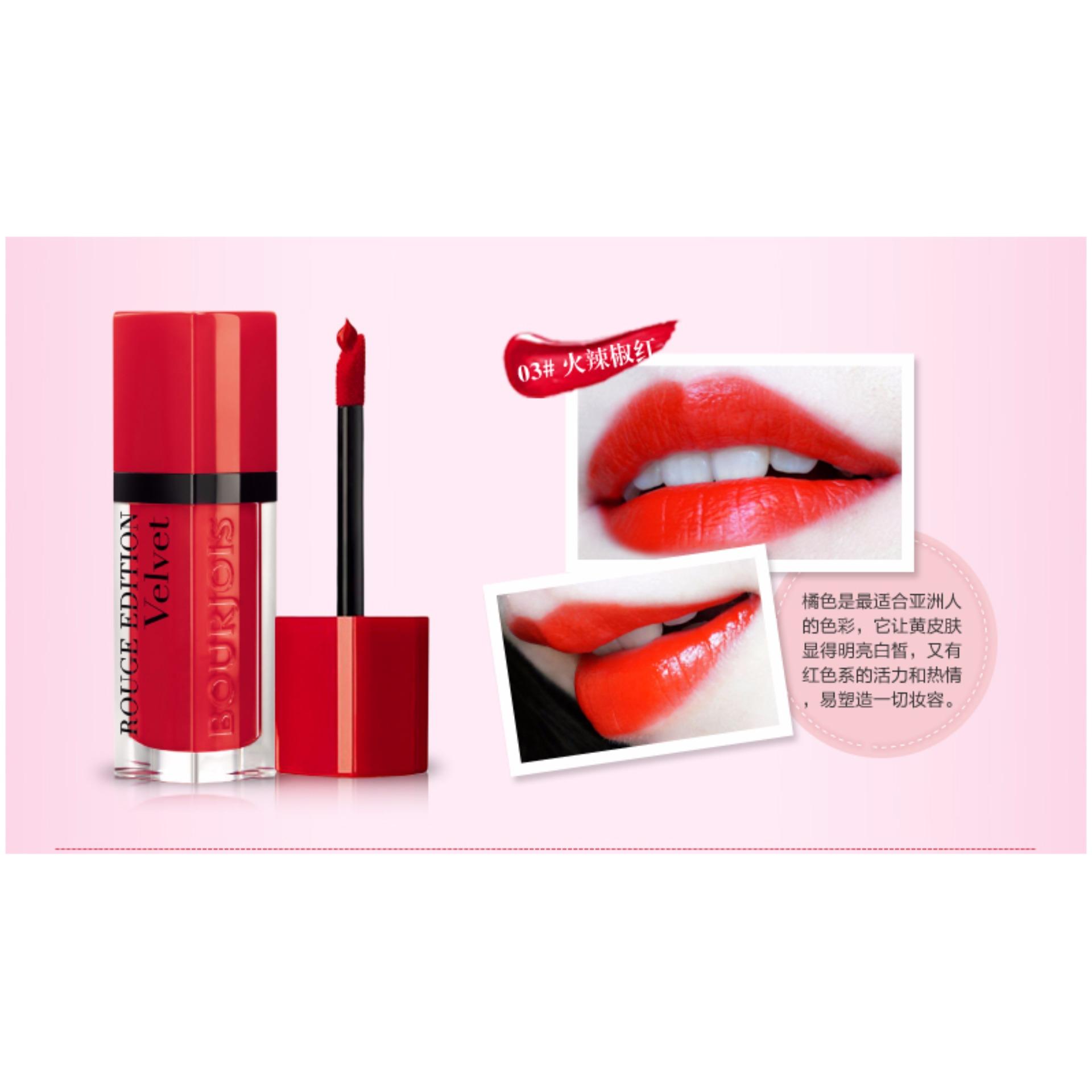 Son lì Bourjois Rouge Edition Velvet #03 Hot Pepper