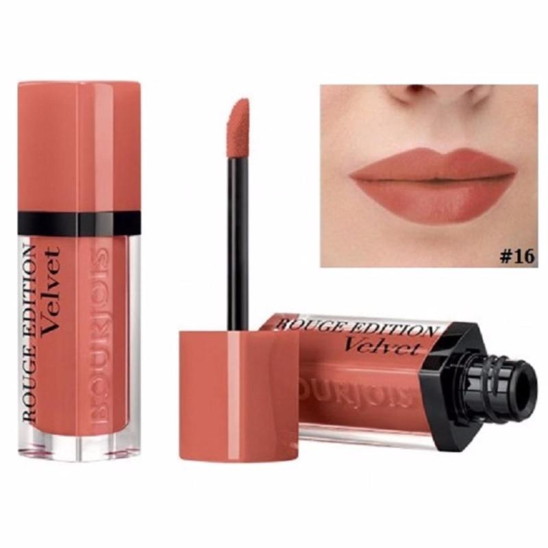 Son lì Bourjois Rouge Edition Velvet #16 Honey Mood - Sắc cam san hô vô cùng thời thượng
