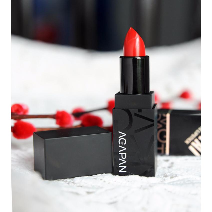 Son thỏi lì AGAPAN Pit A Pat Matte Lipstick 3.5g #01 - I (Đỏ cam)