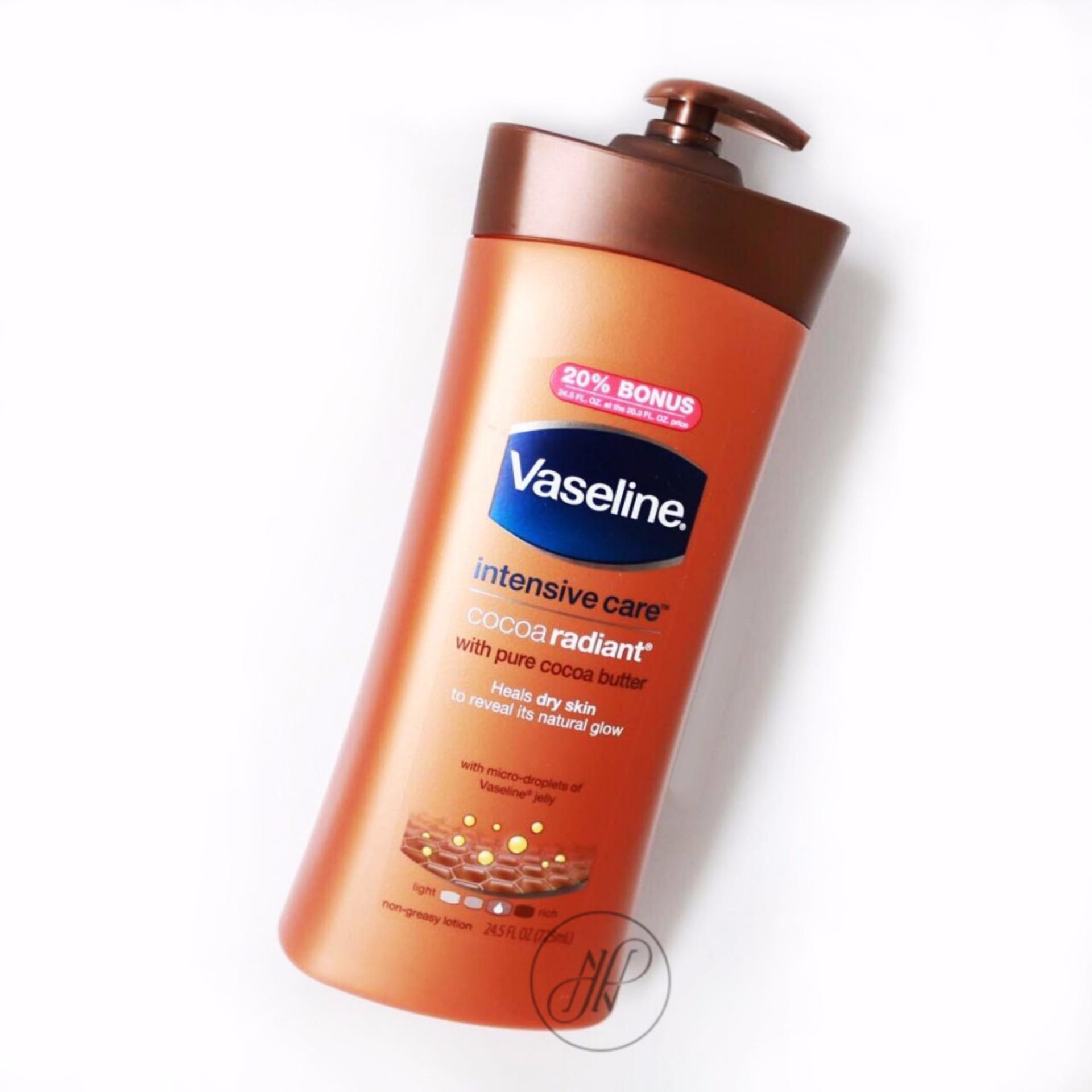 Sữa dưỡng thể Vaseline Total Moisture Cocoa Radiant 725ml
