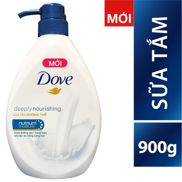 Sữa tắm Dove dưỡng thể với dưỡng chất thấm sâu 900g nhập khẩu
