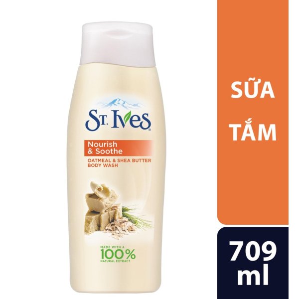 Sữa tắm St.Ives Yến Mạch Và Bơ Shea 709ml nhập khẩu