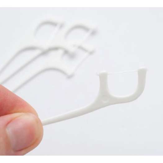 Tăm Nha Khoa OKAMURA Nhật gói 90 chiếc 2 đầu - Tăm Nhựa Xỉa Răng Nguyên Sinh An Toàn - Tăm Chỉ Nha Khoa - shop TBYT HCare